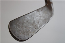 Three (3) Wood Shaft Clubs Bridgeport BGI Smooth Face Putter, Spalding Long Blade Putter & T. Stewart 4 Iron