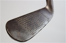 Three (3) Wood Shaft Clubs Bridgeport BGI Smooth Face Putter, Spalding Long Blade Putter & T. Stewart 4 Iron