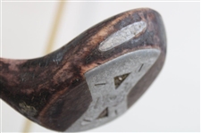 Three (3) Fancy Face Woods LH Spalding 3 Wood, R.T. Jones Spalding 2 Wood & Co-ordinator Brassie