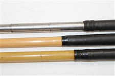 Three (3) Fancy Face Woods LH Spalding 3 Wood, R.T. Jones Spalding 2 Wood & Co-ordinator Brassie