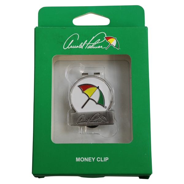 Arnold Palmer Umbrella Logo Money Clip in Sealed Original Package