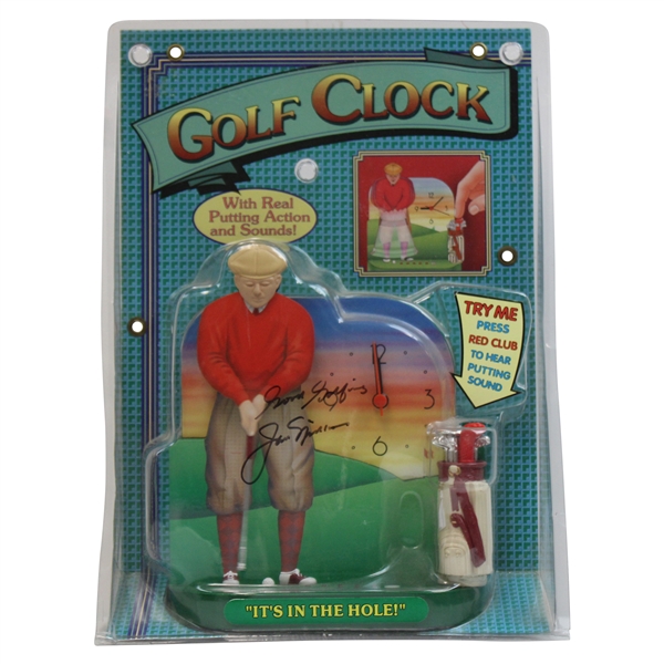 Jack Nicklaus Signed "Its In The Hole!" Golfer Clock in Sealed Original Package JSA ALOA