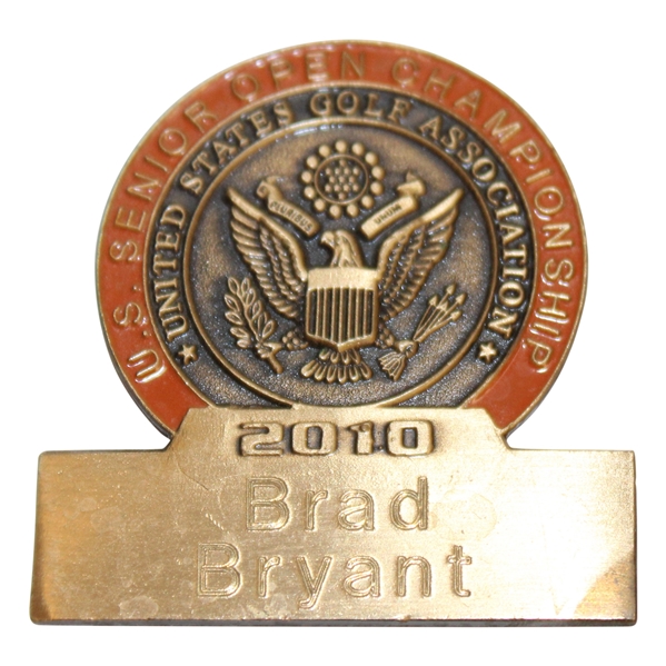 Brad Bryant’s 2010 US Senior Open at Sahalee Contestant Badge
