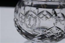 Mark Calcavecchia's 2008 Memorial Tournament Glass Bowl w/Lid