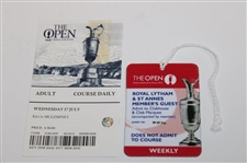 Four (4) The Open Championship Tickets 2014 Tuesday, 2019 Wednesday, 2012 Friday,2012 Weekly Clubhouse