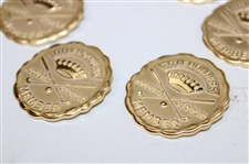Six (6) Titleholders Augusta Georgia Member Badges/Pins in Boxes - Undated