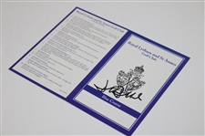 David Duval Signed Royal Lytham & St. Annes Golf Club Scorecard JSA ALOA