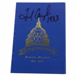 Fred Couples Signed Congressional Country Club Scorecard Inscribed 1983 JSA ALOA