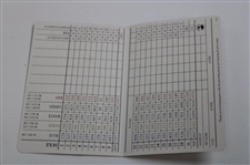 Jim Furyk Signed Pebble Beach Scorecard Inscribed '2020' JSA ALOA