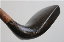 Classic Gassiat Style Grand Piano Putter with 'R Forgan' Head Stamp