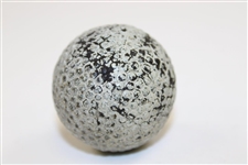 c. 1912 Baby Kite White Bramble Golf Ball w/ 95% Original Paint