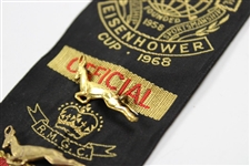 1968 World Amateur Golf Council Eisenhower Cup Officials Ribbon with Pins