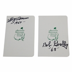 Gay Brewer & Bob Goalby Signed Augusta National SC's w/Years Won Notation JSA ALOA