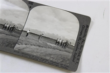 Enjoying Golf in Anchorage, Alaska Keystone View Company Stereo View Card 1082
