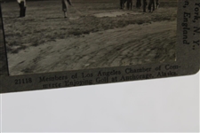Enjoying Golf in Anchorage, Alaska Keystone View Company Stereo View Card 1082