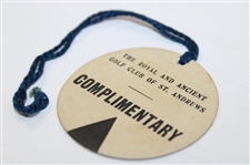 The Royal And Ancient Golf Club Of St. Andrews Complimentary Ticket