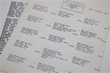 Signed Contracts, TV Release Forms, Participation & other for 1989 Ins. Youth Classic