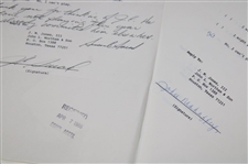 Signed Contracts, TV Release Forms, Participation & other for 1989 Ins. Youth Classic