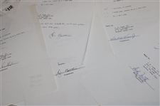 Signed Contracts, TV Release Forms, Participation & other for 1989 Ins. Youth Classic