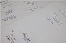 Signed Contracts, TV Release Forms, Participation & other for 1989 Ins. Youth Classic