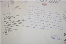 Signed Contracts, TV Release Forms, Participation & other for 1989 Ins. Youth Classic