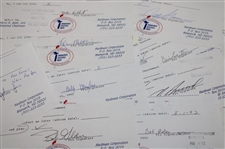 Signed Contracts, TV Release Forms, Participation & other for 1989 Ins. Youth Classic