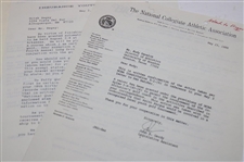 Signed Contracts, TV Release Forms, Participation & other for 1989 Ins. Youth Classic