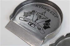 1986 US Open at Shinnecock Hills & 2004 Ryder Cup at Oakland Hills Pewter Putting Cup Ash Trays