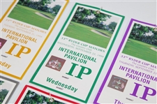 1999 Ryder Cup At The Country Club Full Ticket Set