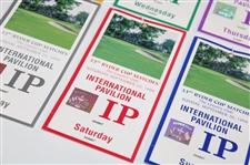 1999 Ryder Cup At The Country Club Full Ticket Set