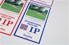 1999 Ryder Cup At The Country Club Full Ticket Set