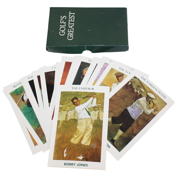 Full Set of Golfs Greatest Ltd Ed Golf Cards in Original Box - #2402