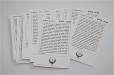 Full Set of 'Golf's Greatest' Ltd Ed Golf Cards in Original Box - #2402