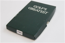 Full Set of 'Golf's Greatest' Ltd Ed Golf Cards in Original Box - #2402