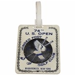 1974 U.S Open at Winged Foot Commemorative Bag Tag Listing Claude Harmon as PGA Professional