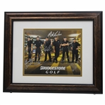 Trevino, Couples, Kuchar, Price, Love, & Snedeker Signed Bridgestone Golf Framed Photo JSA ALOA