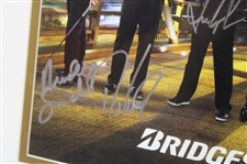 Trevino, Couples, Kuchar, Price, Love, & Snedeker Signed Bridgestone Golf Framed Photo JSA ALOA