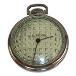 US Royal 2 Golf Ball Theme Pocket Watch