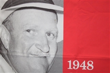 Bank of America Colonial 1948 Champion Clayton Heafner Large Course Flown Banner