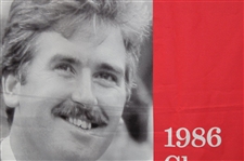 Bank of America Colonial 1986 Champion Dan Pohl Large Course Flown Banner