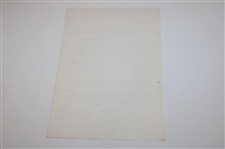 Henry Cotton Signed Typed Response to Les Bolland - August 1, 1980 JSA ALOA
