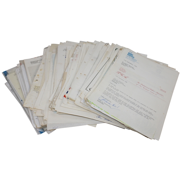 Large Grouping of World-Wide Responses & Correspondence to Les Bolland Re. Head Golf Pro Positions