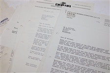 Large Grouping of World-Wide Responses & Correspondence to Les Bolland Re. Head Golf Pro Positions