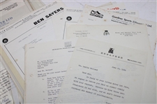 Large Grouping of World-Wide Responses & Correspondence to Les Bolland Re. Head Golf Pro Positions