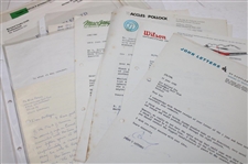Large Grouping of World-Wide Responses & Correspondence to Les Bolland Re. Head Golf Pro Positions