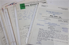 Large Grouping of World-Wide Responses & Correspondence to Les Bolland Re. Head Golf Pro Positions
