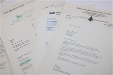 Large Grouping of World-Wide Responses & Correspondence to Les Bolland Re. Head Golf Pro Positions