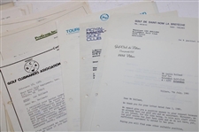 Large Grouping of World-Wide Responses & Correspondence to Les Bolland Re. Head Golf Pro Positions