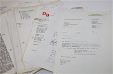Large Grouping of World-Wide Responses & Correspondence to Les Bolland Re. Head Golf Pro Positions