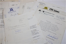 Large Grouping of World-Wide Responses & Correspondence to Les Bolland Re. Head Golf Pro Positions